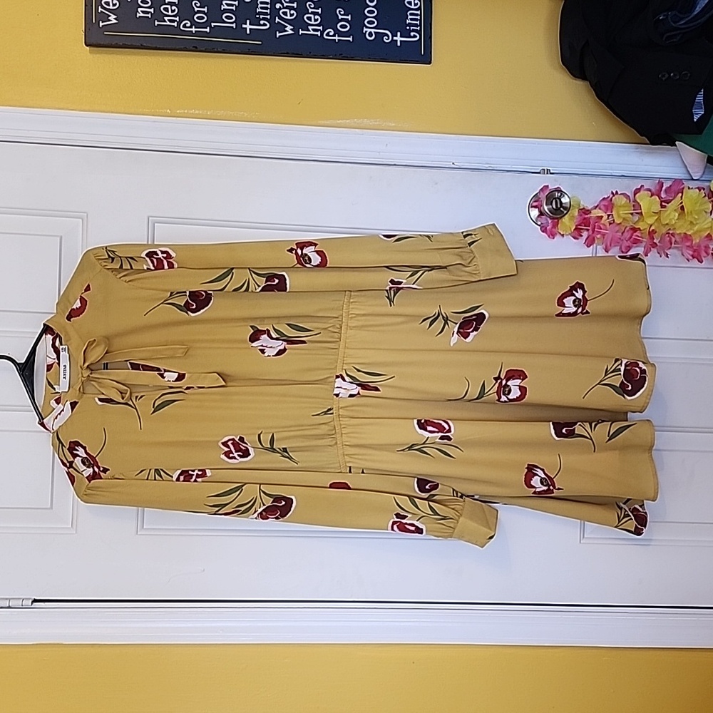 Just Fab Long Sleeve Mini Dress